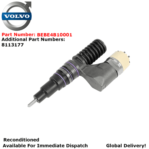 VOLVO FM12 AND FH12 RECONDITIONED DELPHI DIESEL INJECTOR - 8113177